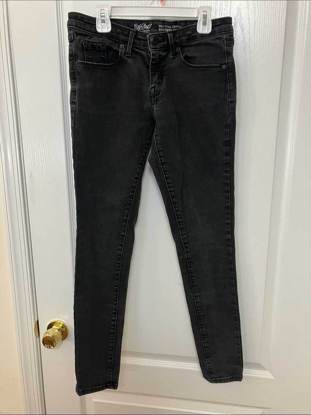 Size 2 stretch black skinny jeans